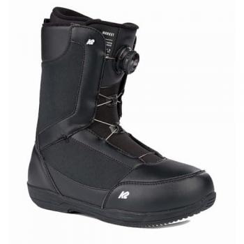 K2 Market Boa Black 280 - Botas de snowboard unisex adulto, color negro, talla 43.5