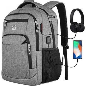 marcello Mochilas Escolares Bolso de Escuela Adolescente Mochila Hombre Mochila Mujer,Mochila antirrobo Impermeable,Mochila para portátil Multiusos Daypacks con Puerto de Carga USB