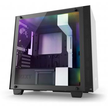 NZXT H400i Torre Negro, Blanco Carcasa de Ordenador - Caja de Ordenador