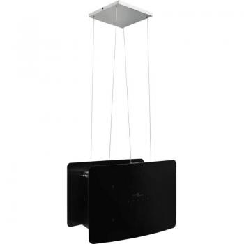 Campana Extractora Suspendida con Pantalla Táctil LCD 55 x 37 x (62-137) cm Cristal Templado Negro