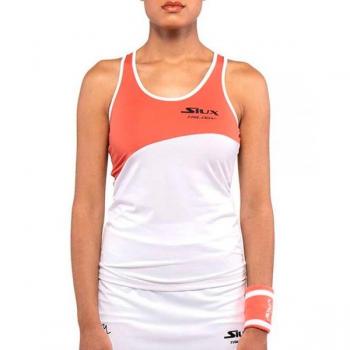 Camiseta Técnica Siux Trilogy Patty Blanca Mujer - Pádel, transpirable, de secado rápido, ajuste cómodo, diseño exclusivo