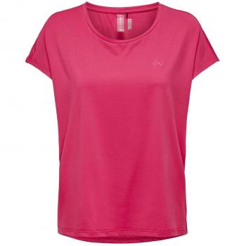Camiseta de Manga Corta Only Play Aubree para Mujer en Color Rosa