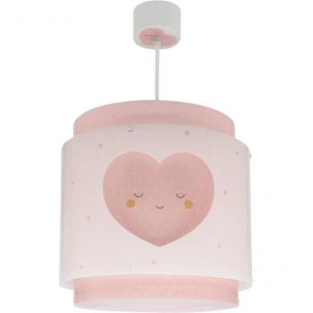 Lámpara de techo infantil Baby Dreams Corazón rosa
