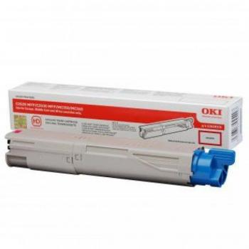 Toner Magenta OKI 43459370 para C3520, C3530, MC350 y MC360 - Rinde 2500 páginas