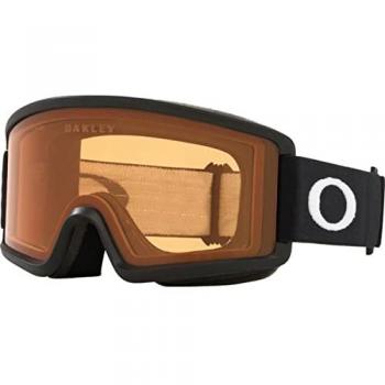 Oakley Target Line S Ski Goggles - Model OO7122-02, Color: Matte Black, Size: ONE, Lens: Persimmon/CAT1, Unisex