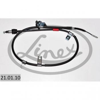 Cable de freno de estacionamiento LINEX 21.01.10, Cable de accionamiento para freno de servicio, compatible con vehículos específicos, alta resistencia y durabilidad, fácil instalación y ajuste preciso