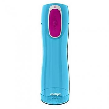 Contigo Rush - Botella de hidratación antigoteo, color turquesa, 550 ml