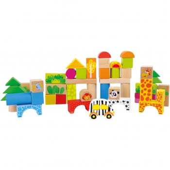 Juego de Construcción de Madera Zoológico Small Foot