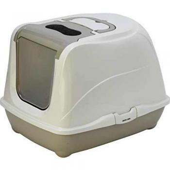 Caja de arena para gatos Flip-Cat Classic XL - 58 x 44 x 41 cm - Color gris