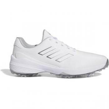 Adidas ZG23 Golf Shoes - White/Grey/Silver, Ultimate Performance on the Green