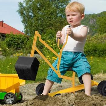 Costway Kids Ride-on Sand Digger Excavator