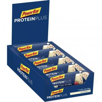 PowerBar Protein Plus 33% Vanilla Raspberry 10x90g - Barra de alta Proteína + Suero y Proteína de Caseína