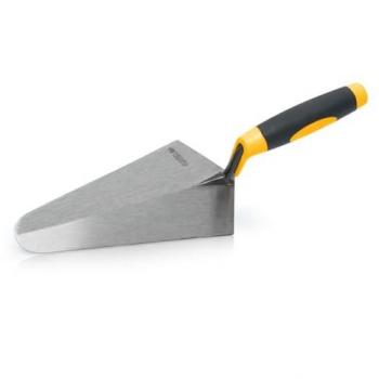 Paleta de albañil forjada redonda 240mm con mango bimaterial y acero templado VITO