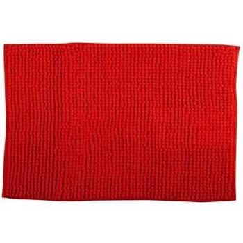 MSV Alfombra DE BAÑO Chenille 60X90 cm Rojo