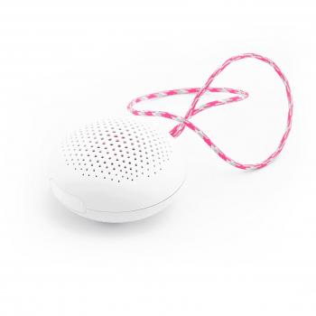 Boompods - Altavoz portã¡til - rokpod blanco, 3w, resiste al agua, bluetooth, cuerda trenzada