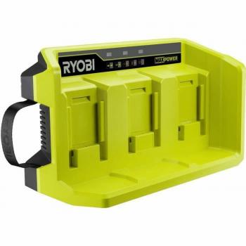 Cargador de Batería Ryobi 18V, compatible con baterías de litio y nicad, carga rápida, indicador LED de estado de carga, diseño compacto y ligero