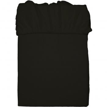 MESANA C-10001/31 sábana Bajera Ajustable de Microfibra Polar, 100 x 200 cm Aproximadamente 90 -, Negro