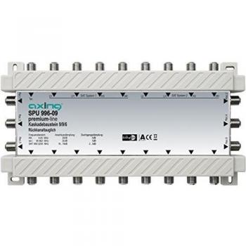 Multiswitch Axing SPU 996-09 Premium-Line 9x6 Kaskade, Compatible con HDTV, 4K y 3D