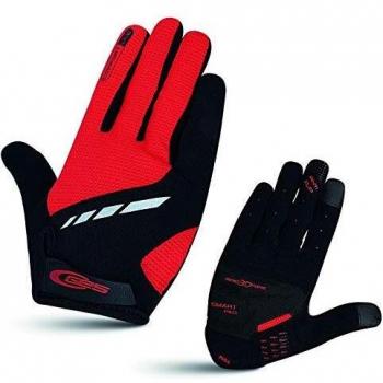 GES Guantes Largos Comfort Line Rojo-Negro - Talla: L