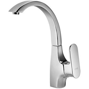Clever 98014 Grifo de Cocina Monomando Caño Fundido, Selene, Cromado