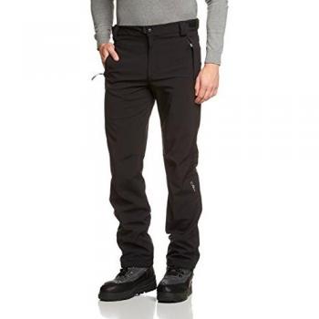 CMP Men's Softshell Comfort Pants - Long Black 102
