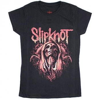 Slipknot Women's Evil Witch Black T-Shirt - Size L - 100% Cotton