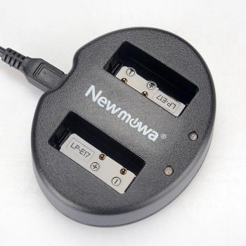 Newmowa USB Cargador Doble para Canon LP-E17 y Canon EOS M3 750D 760D Rebel T6i T6s 8000D Kiss X8