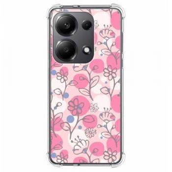 Funda Silicona Antigolpes Diseño Flores 07 para Xiaomi Redmi Note 13 Pro 4G