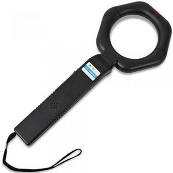 vidaXL Detector de metales de mano negro