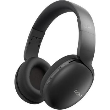 Auriculares Bluetooth Diadema Plegables con Cable, Multifunción, Color Negro