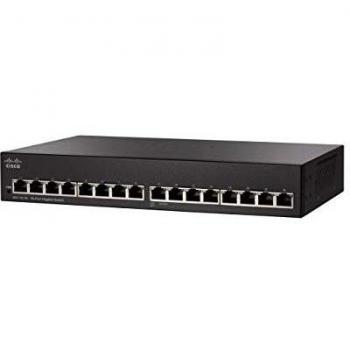 Cisco SG110-16 Unmanaged Switch | 16 Gigabit Ethernet