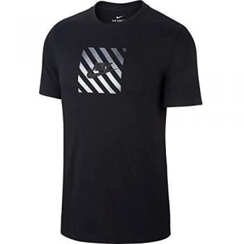 NIKE M NSW SS tee Triple Blk 1 Camiseta, Hombre, Black, XS