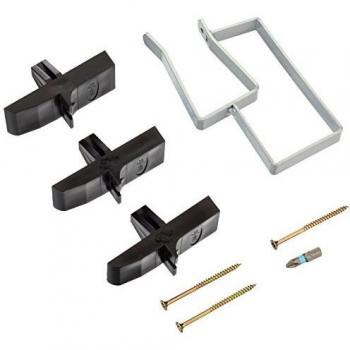 Wolfcraft 627191000 4040000-1 Set planchas de Placa de Yeso y escayola Contenido: Pinza de sujeción, 3 crucetas, Tornillos y Puntas, 5x20x28