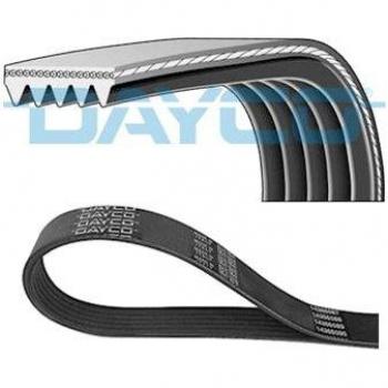 Correa trapecial poli V DAYCO 5PK1236EE, tipo de producto: correa V-ribbed, características: longitud 1236 mm, 5 canales