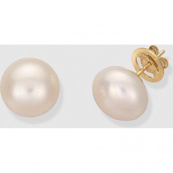 Pendientes de oro con elegante perla blanca en El Corte Inglés