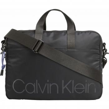 Calvin Klein - Trail Slim Laptop Bag, Bolsas para portátil Hombre, Negro