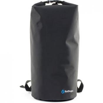 Surflogic Waterproof Dry Tube Backpack 30L Para Hombre, Color Negro, Capacidad de 30 litros, Diseño estanco, Ideal para actividades acuáticas y deportes al aire libre, Accesorios unisex para adultos