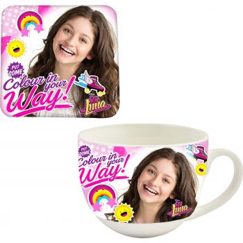 Set taza posavasos Soy Luna Disney Feel the Wind
