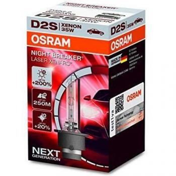 OSRAM XENARC NIGHT BREAKER LASER D2S, + 200%, xenón, 66240XNL, 1 lámpara