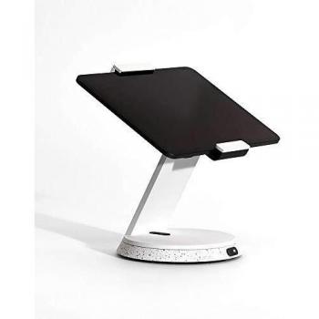 Soporte de Seguridad para Tabletas Bouncepad Eddy - Soporte Antirrobo Inclinable 7 a 13 en Aluminio Blanco
