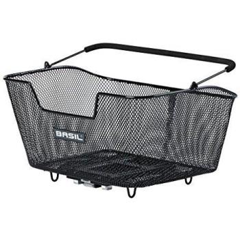 Basil Base M Cestino per bicicletta, Unisex Adulto, Nero, Maße 43 x 30 x 23 cm