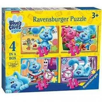 Puzzle progresivo infantil 4 en 1 de 12 a 24 piezas Blues Clues & You