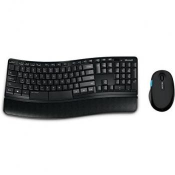 Teclado y Ratón Inalámbricos Microsoft Sculpt Comfort Ergonómico QWERTY Italiano