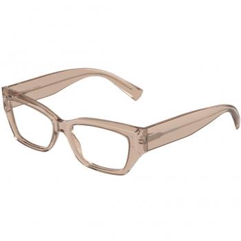 Dolce & Gabbana DG3387 3432 Women’s Eyeglasses Brown Size 53 (Frame Only) - Blue Light Block Available