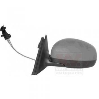 Espejo retrovisor VAN WEZEL 7627803, tipo: espejo retrovisor, características: diseño específico para vehículos, ajuste manual, acabado en color negro, incluye soporte de montaje