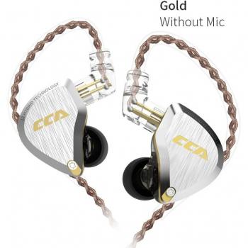 Auriculares Híbridos CCA C12 con 5BA+1DD, Cancelación de Ruido, Monitor de Oído y Sonido HiFi para Gamer y DJ