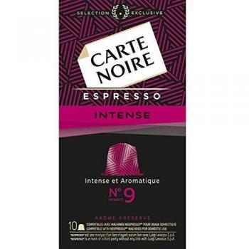 CAJA DE 10 CÁPSULAS DE CAFÉ CARTE NOIRE ESPRESSO INTENSE Nº 9 - COMPATIBLE CON MAQUINAS NESPRESSO