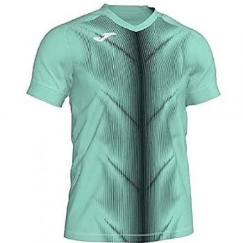 Joma Olimpia Camisetas, Hombre, Verde/Negro, M