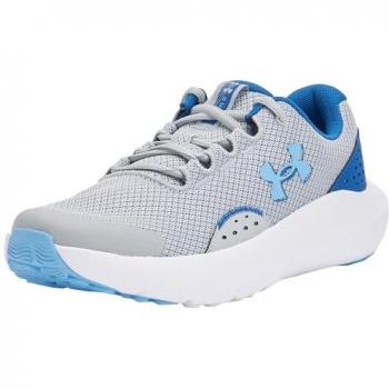 Zapatillas Under Armour Grade School Surge 4 gris azul junior - Talla 36.5, Zapatillas para correr, Mod Gray, diseño para niños