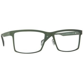 Italia Independent II 5025S 032.000 Men's Eyeglasses Green Size 54 - Blue Light Block Available